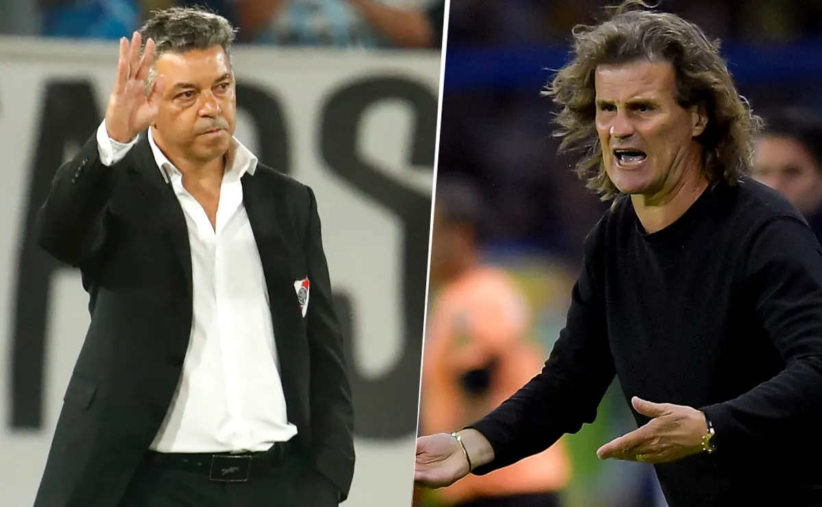 Marcelo Gallardo y Rubén Darío Insúa.