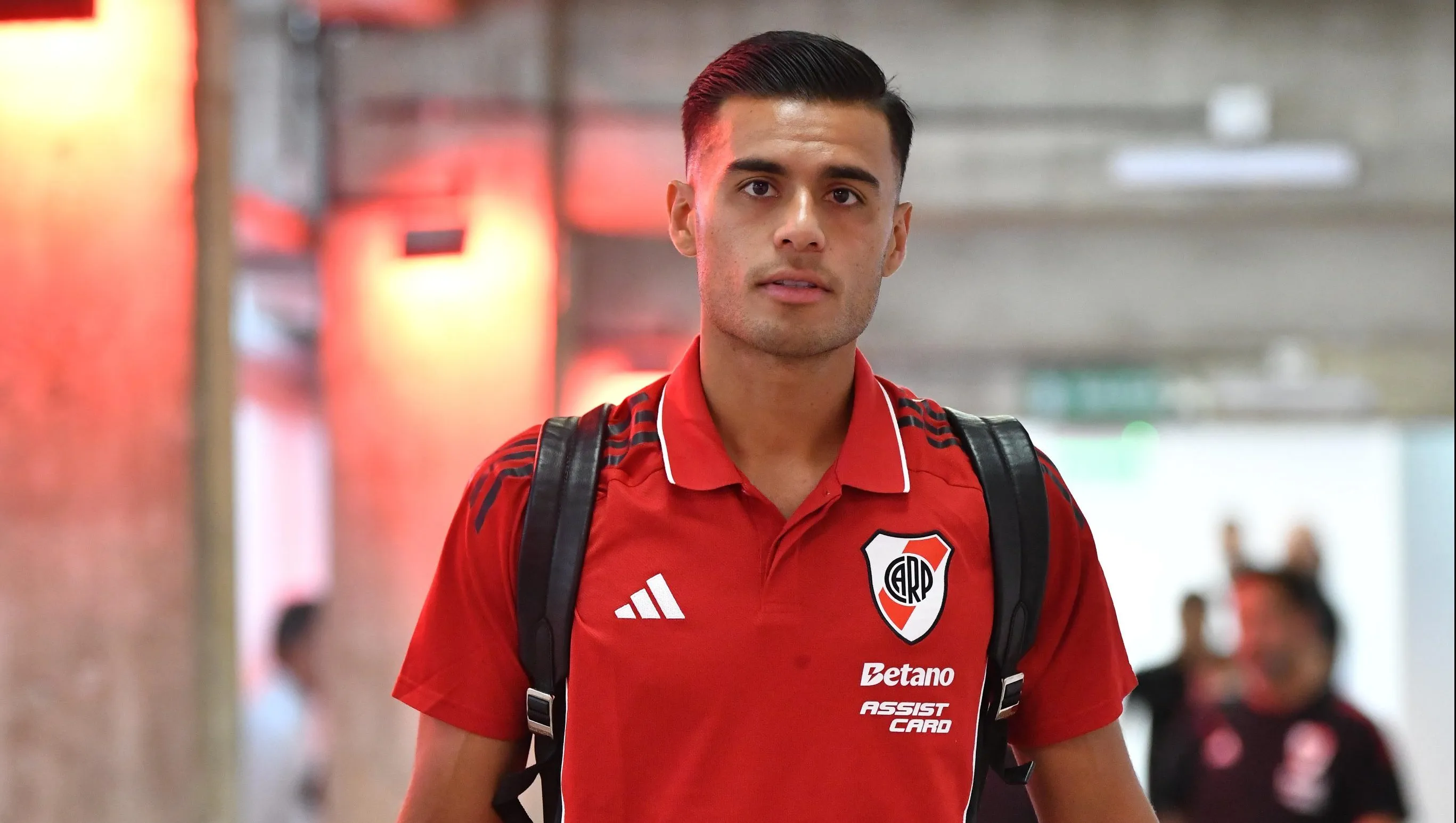 Fausto Vera, baja en River vs. Argentinos.