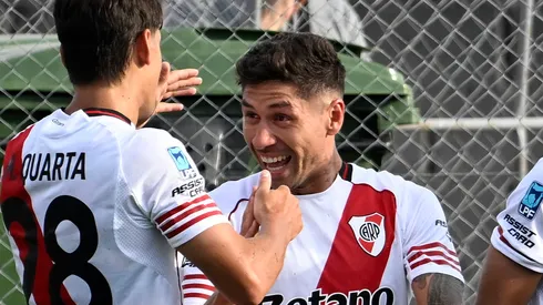 Montiel abrió la cuenta para River.