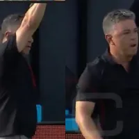 No se vio: el festejo de Gallardo en el gol de Montiel y la queja a Ramírez