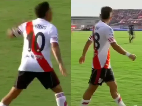 No se vio: la calentura de Juanfer con Subiabre en pleno partido con Barracas por el gol errado