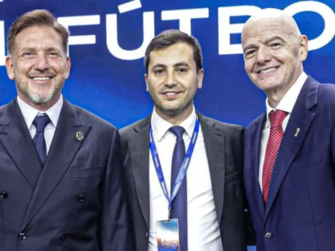 Di Carlo participó de su primer evento en Conmebol como presidente de River