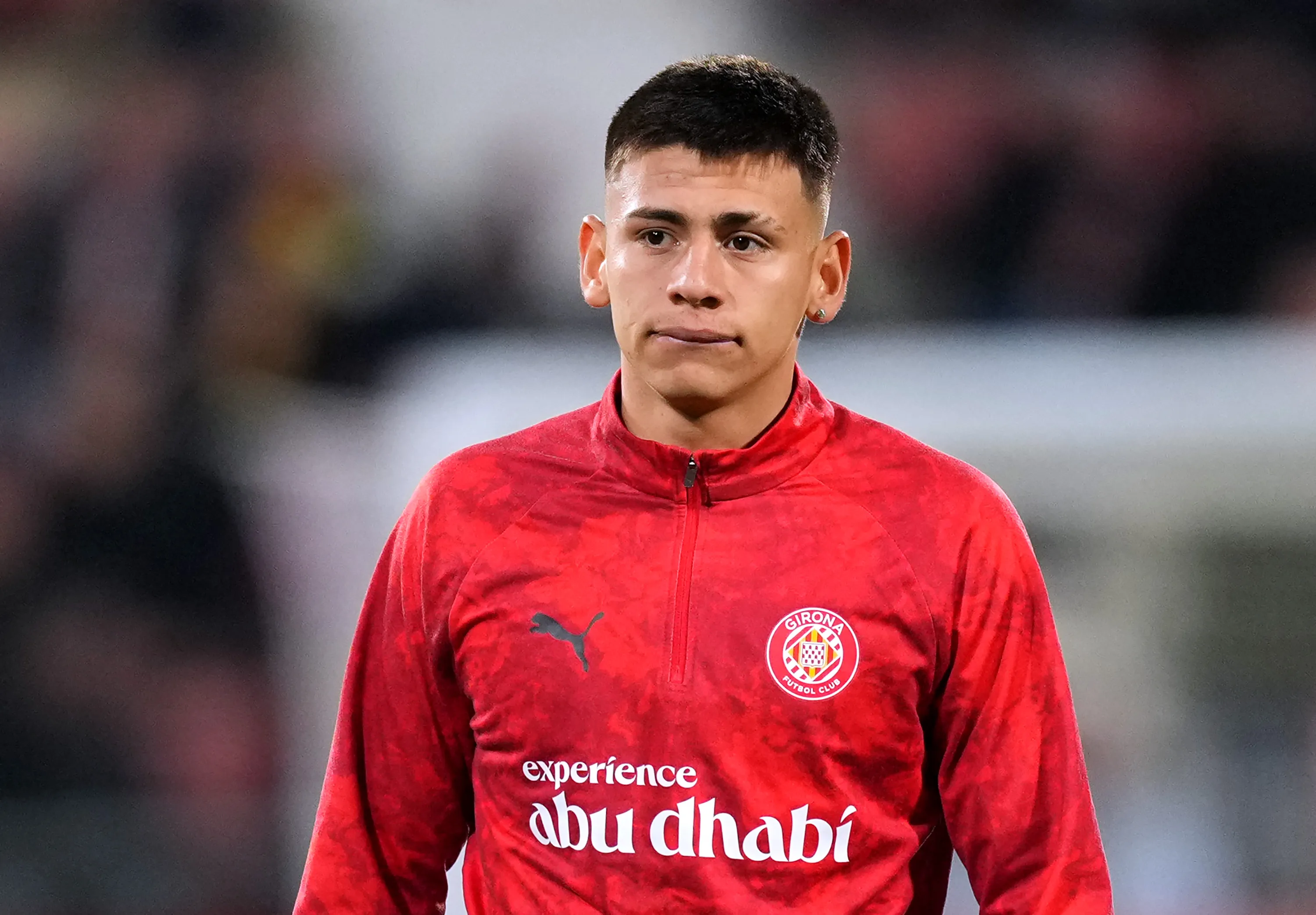 Echeverri está cedido en Girona desde Manchester City hasta finales de temporada. (Getty Images)