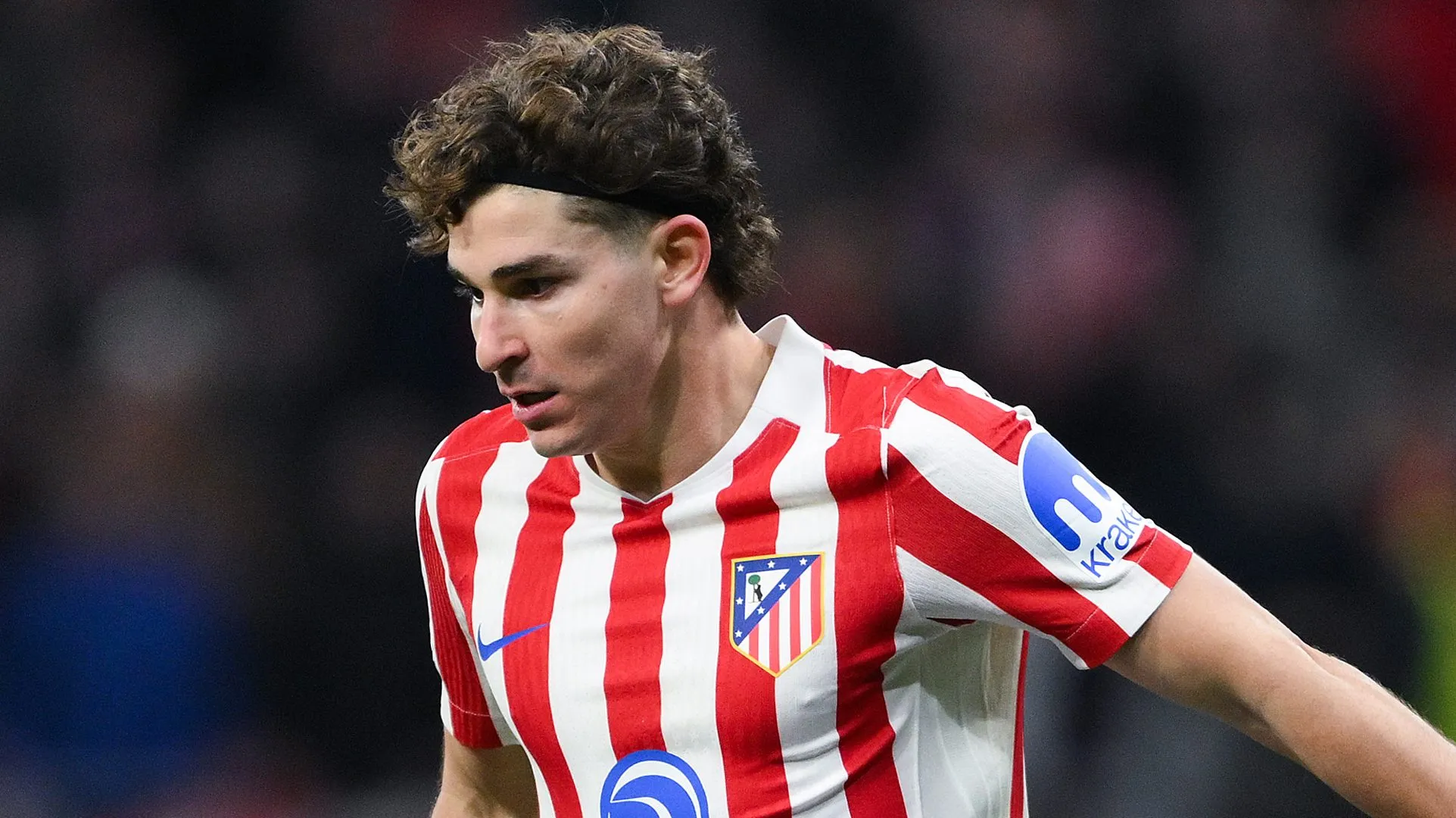 Julián Álvarez anotó 11 goles en 29 partidos durante la temporada 2025-2026.