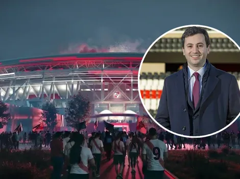 Stefano Di Carlo anunció la renovación y techado del Estadio Monumental