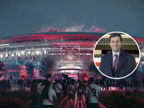 Stefano Di Carlo anunció la renovación y techado del Estadio Monumental