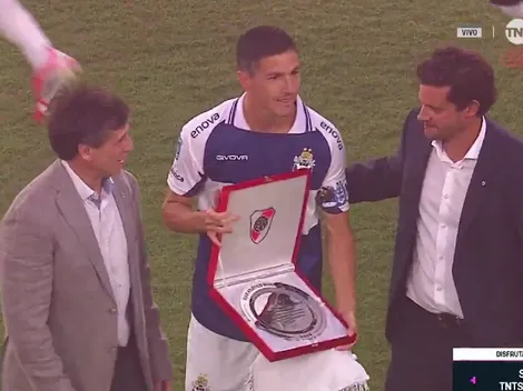 Homenaje y ovación: el reconocimiento de River y el Monumental a Nacho Fernández