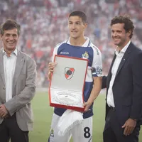 Homenaje y ovación: el reconocimiento de River y el Monumental a Nacho Fernández vs. Gimnasia
