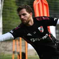 Mientras Armani se recupera, Ezequiel Centurión atajó en la Reserva de River