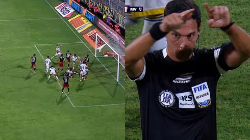 Qué pasó en la jugada que anularon el tanto.