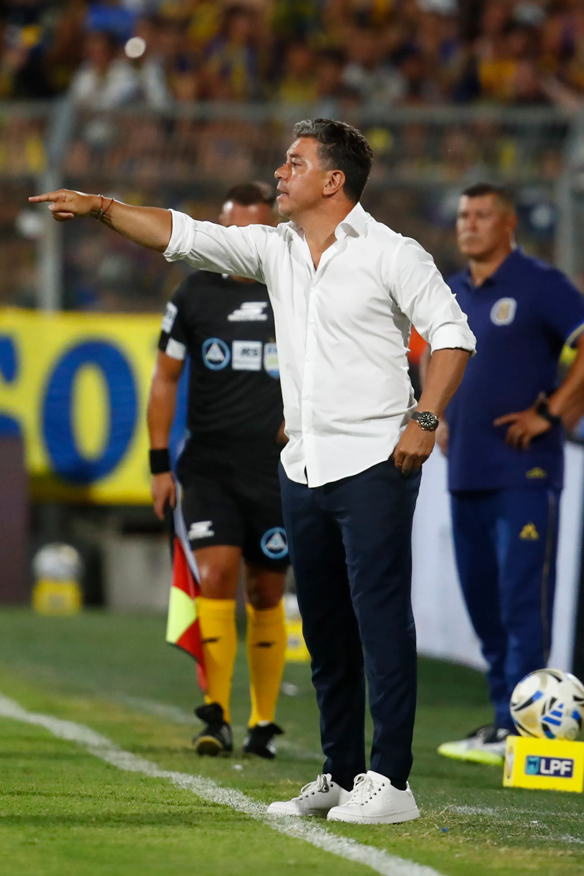 Gallardo se mostró conforme con el rendimiento de su equipo tras el 0-0 ante Rosario Central. (Getty Images)