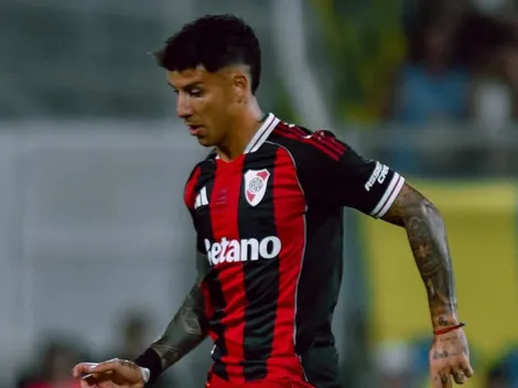 ¿Alarma en River? Driussi se hará estudios por una molestia muscular