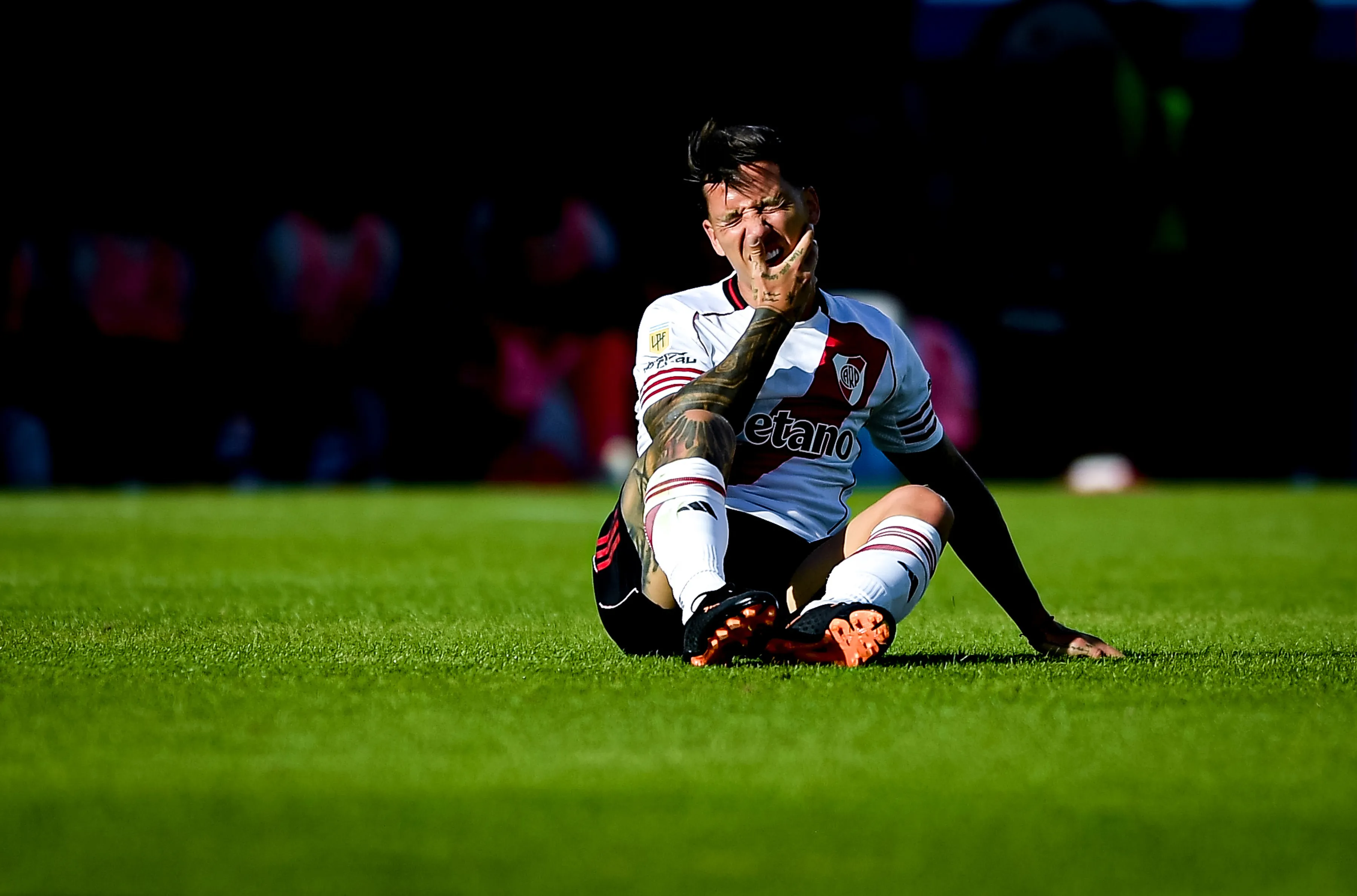 Driussi sufrió un desgarro en el isquiotibial izquierdo y estará de baja entre 15 y 21 días. (Getty Images)