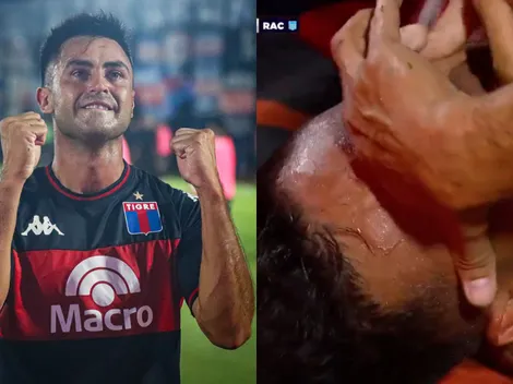 Pity Martínez tuvo su debut soñado en Tigre: marcó el tercero y emocionó a todos