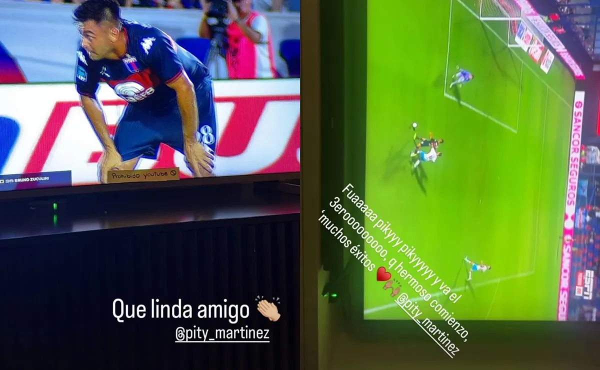 Las felicitaciones a Pity Martínez.