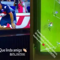 Los ex River que festejaron el gol del Pity Martínez en Tigre vs. Racing