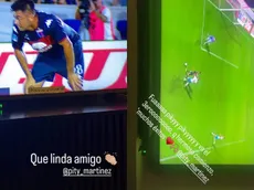 Los ex River que festejaron el gol del Pity Martínez en Tigre