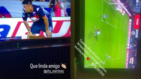 Las felicitaciones a Pity Martínez.