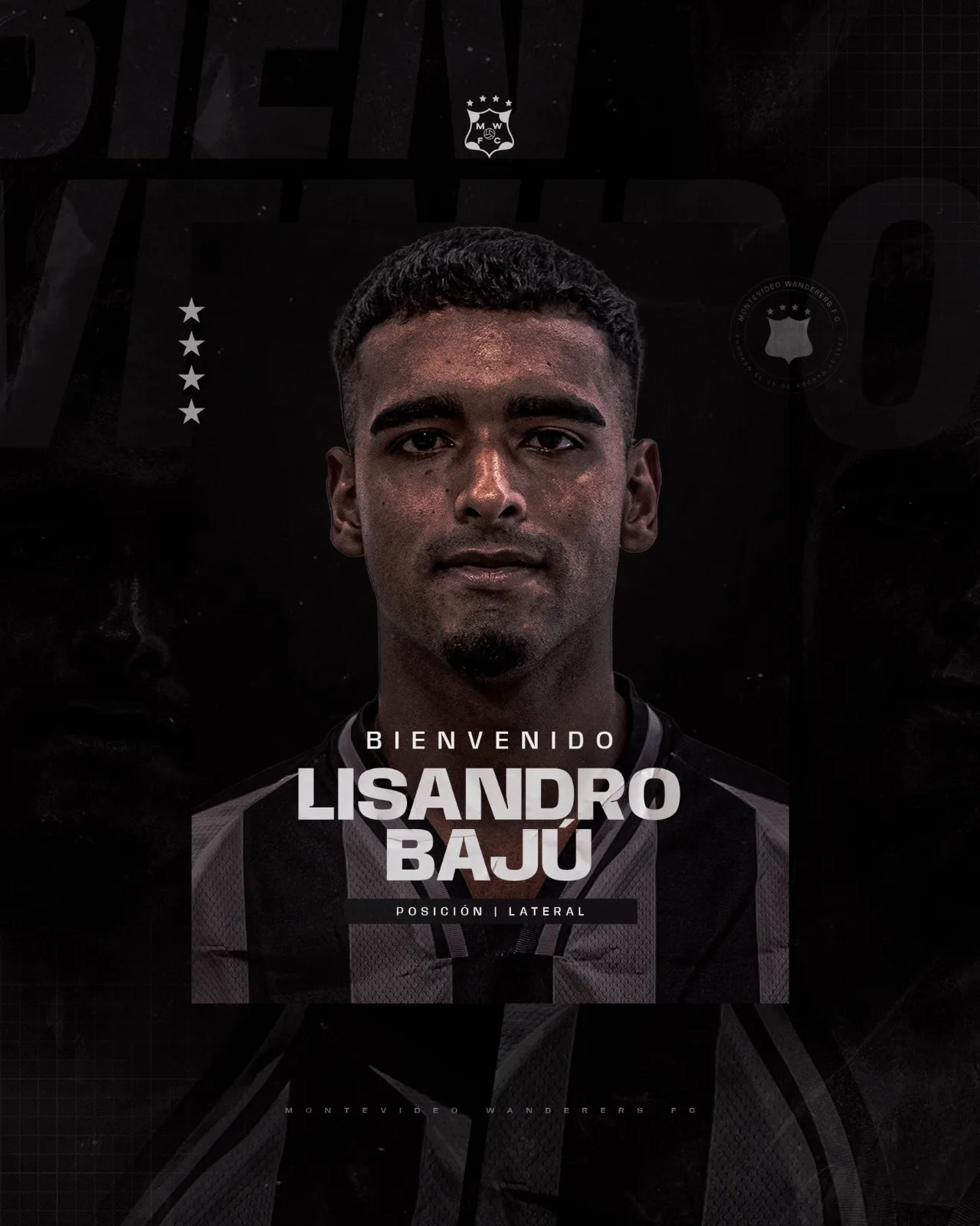 La presentación de Lisandro Bajú en Montevideo Wanderers.