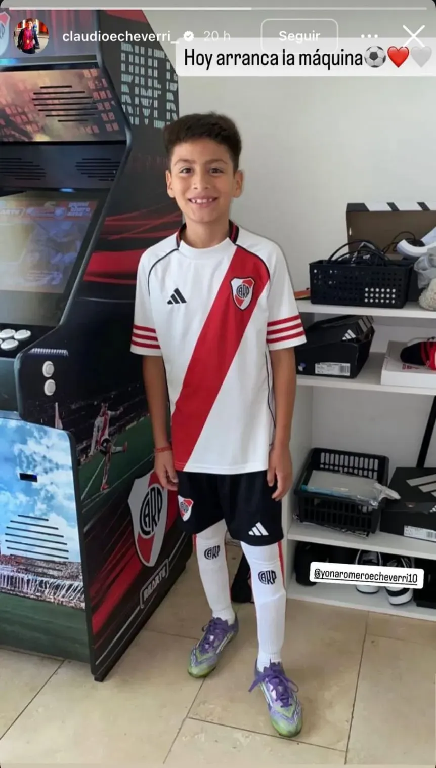 La historia del Diablito en Instagram para su sobrino.