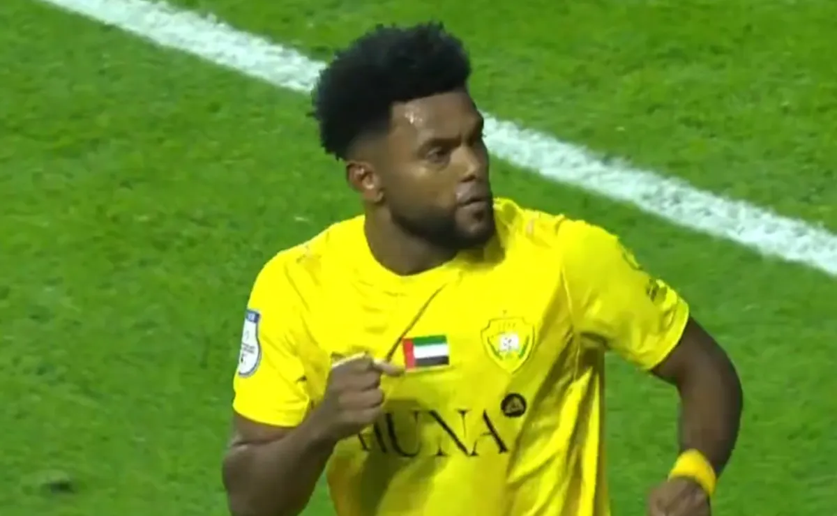 Borja hizo su primer gol en Emiratos Árabes.