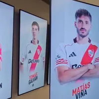 Así quedaron las nuevas gigantografías del plantel de River en el anillo del Monumental y los jugadores que faltan