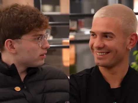 Mastantuono chicaneó a Davo Xeneize y a un periodista por su golazo contra Boca