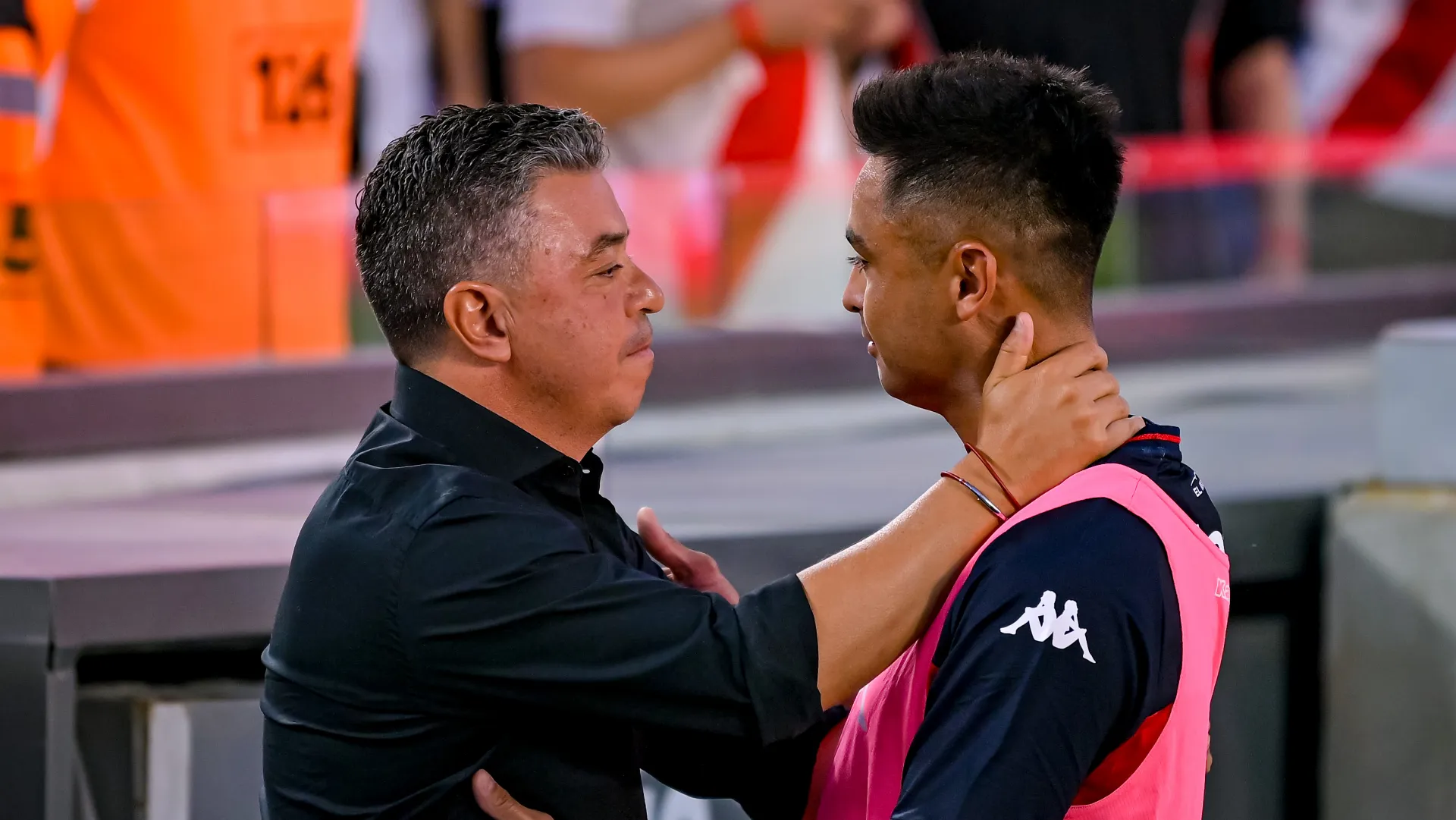 El Pity y el Muñeco se reencontraron hace poco en el Monumental, en el 1-4 con Tigre.