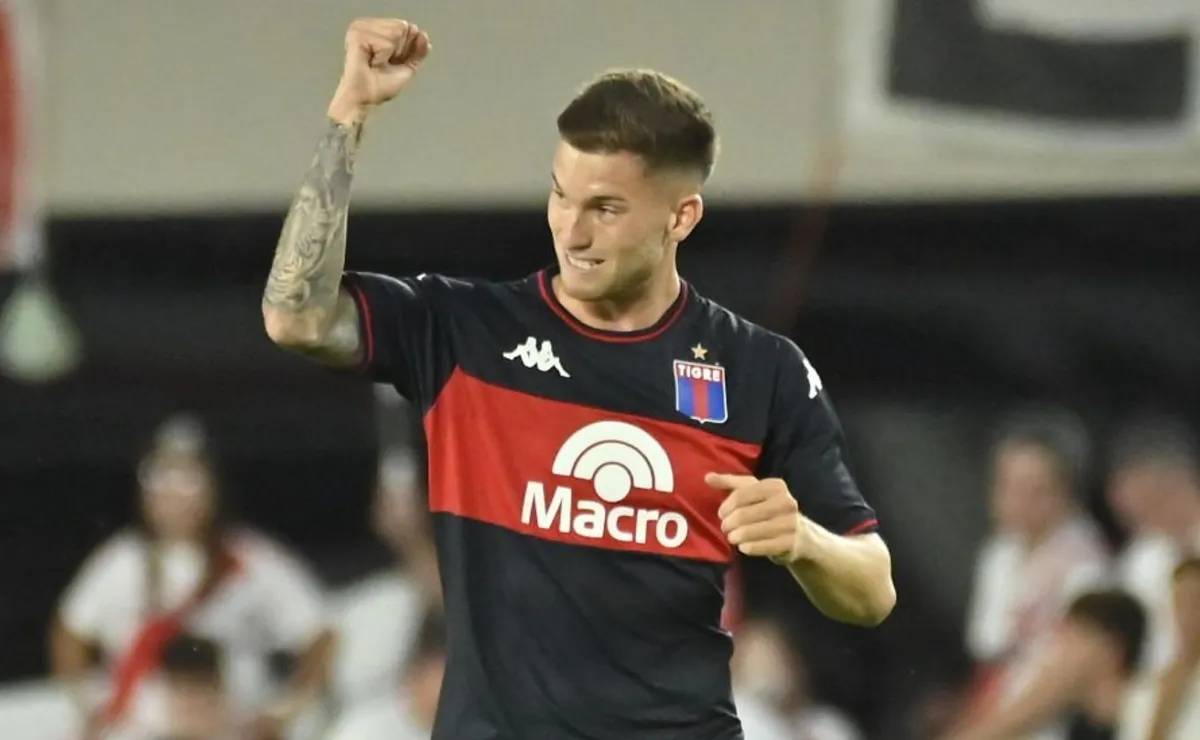 El juvenil habló después del partido.