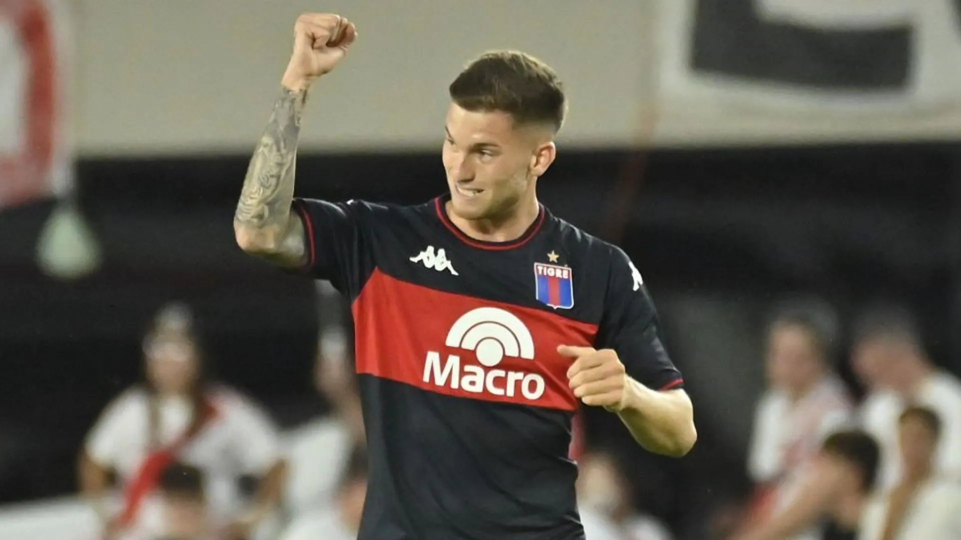 Tiago Serrago, uno de los juveniles que River tiene cedidos.