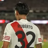 Ruberto volvió a sumar minutos: cuándo había sido su último partido con River