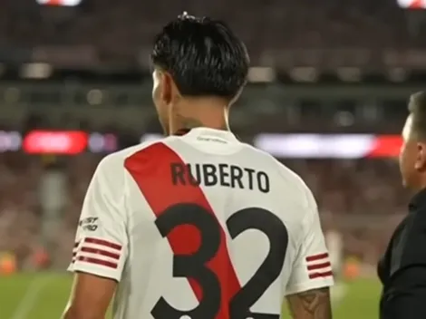 Ruberto volvió a sumar minutos: cuándo había sido su último partido con River