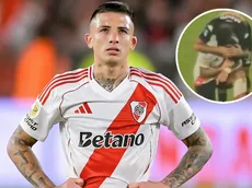 No se vio: el gesto de Pity Martínez con Castaño tras la derrota de River ante Tigre