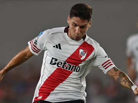 No se vio: Montiel le pidió disculpas de frente a la hinchada de River tras la derrota con Tigre