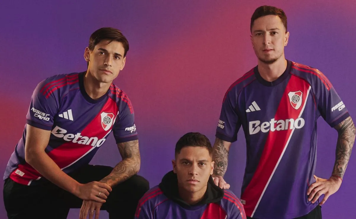 La camiseta que River usará esta noche.