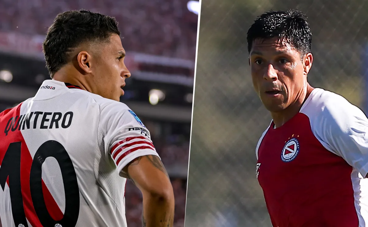 Juanfer Quintero y Enzo Pérez.