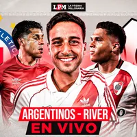 Seguí EN VIVO River vs. Argentinos Jrs: transmisión exclusiva minuto a minuto