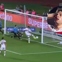 De no creer: Gonzalo Tapia erró un gol imposible en San Pablo y lo liquidaron