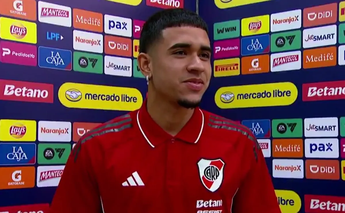 Kendry Páez habló en la previa de River vs. Argentinos.
