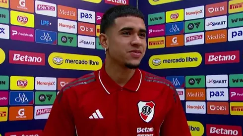 Kendry Páez habló en la previa de River vs. Argentinos.