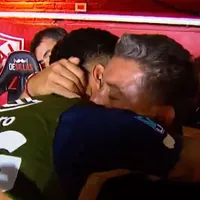 Saludo y abrazo: así fue el reencuentro entre Gallardo y Enzo Pérez en la previa de River vs. Argentinos