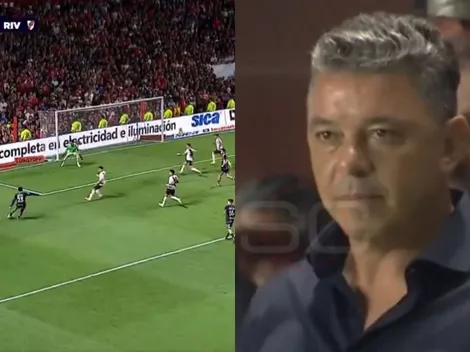 "¿Qué hacen?": el gesto de Gallardo tras el gol de Argentinos que no se vio