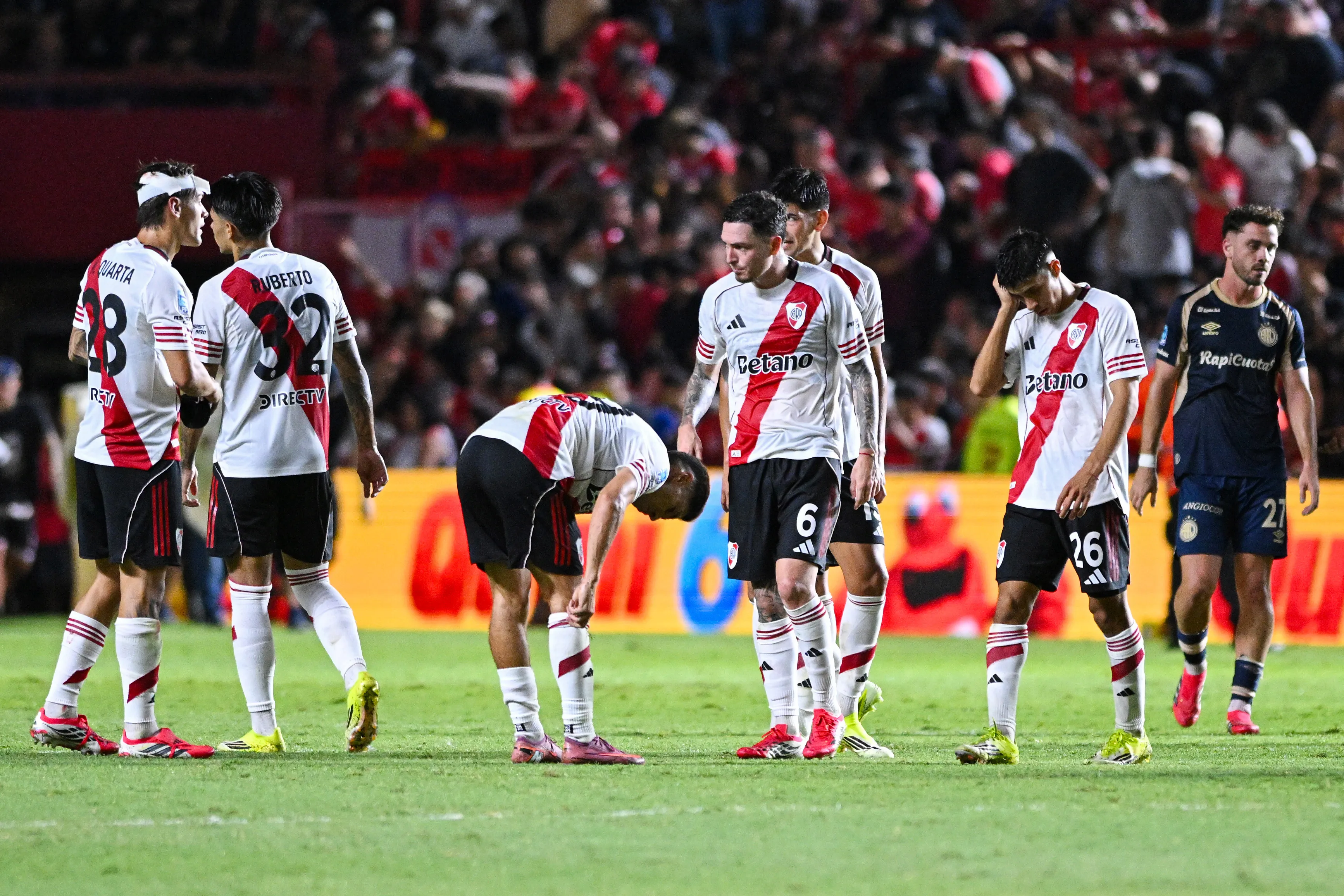 River vuelve a los entrenamientos esta tarde y piensa en Ciudad de Bolívar. (Getty Images)