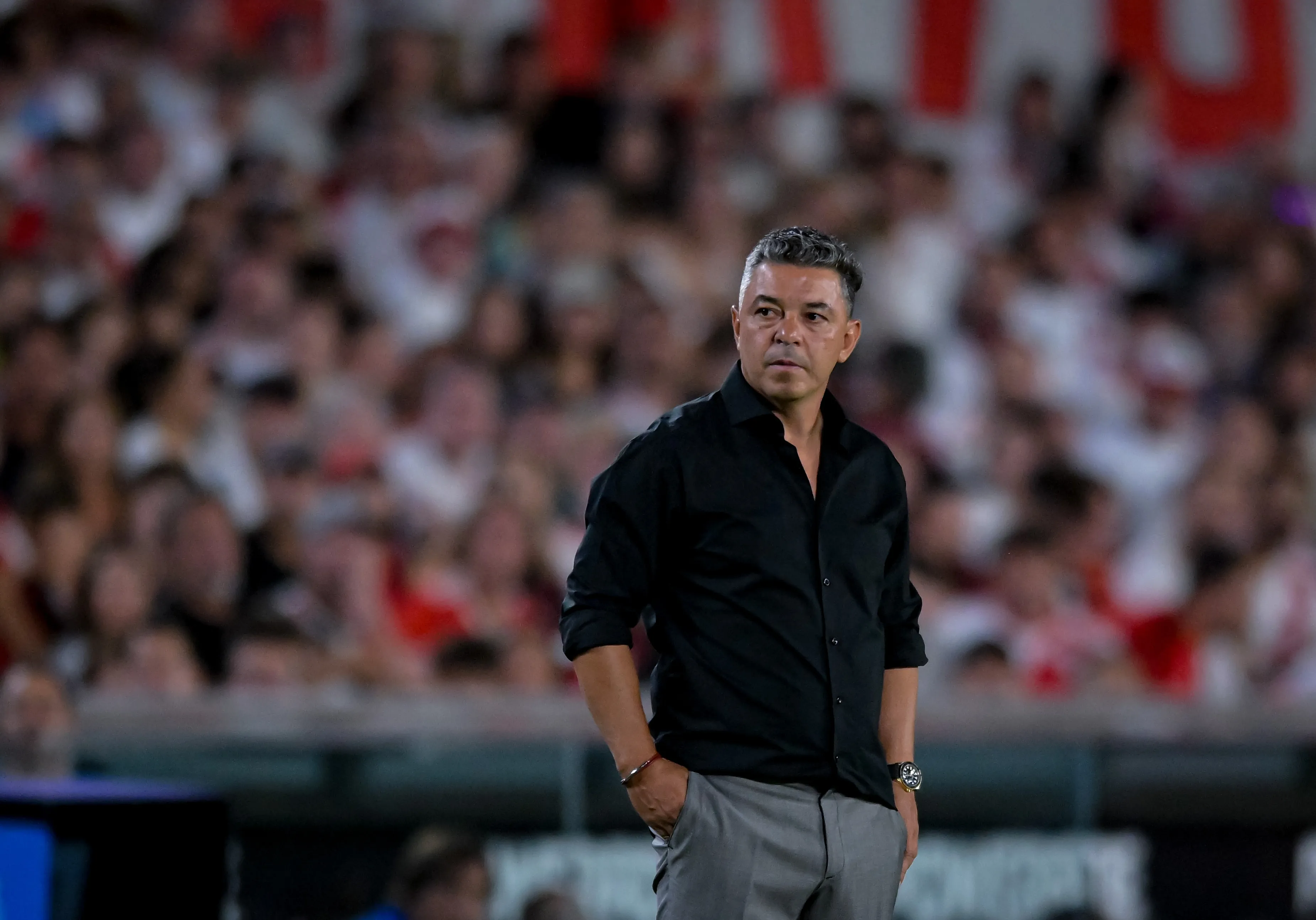 Por la lesión de Portillo, Gallardo tendrá la posibilidad de solicitar un nuevo refuerzo para River. (Getty Images)