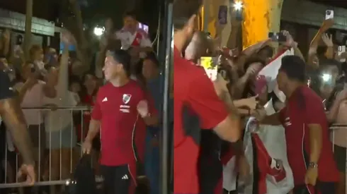 Amor incondicional: River fue recibido por una multitud en San Luis a horas de su debut