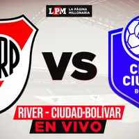 Seguí EN VIVO River vs. Ciudad Bolivar: transmisión exclusiva minuto a minuto
