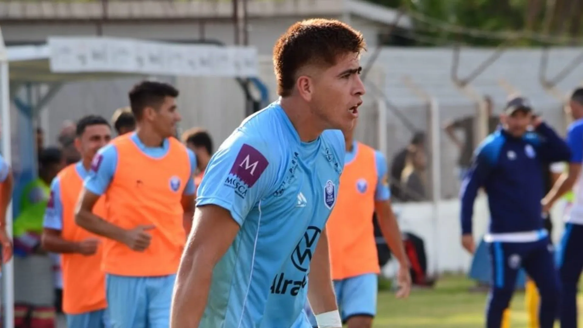 Khalil Caraballo ya jugó contra River el año pasado.