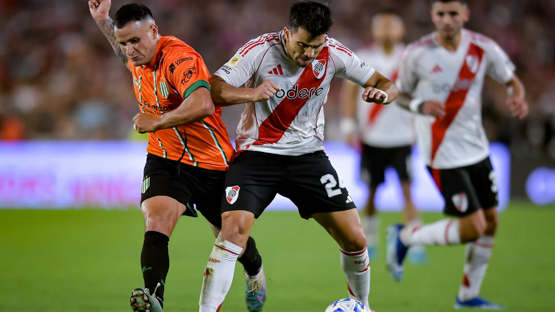 River 3-1 Banfield, el 2/11/2024, el último antecedente entre ambos.