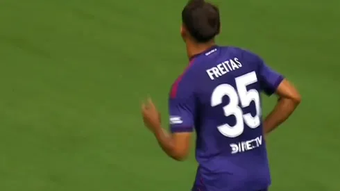 Freitas ingresó a los 14 minutos del segundo tiempo.