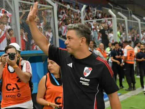 Gallardo habló sobre su futuro como DT de River: "Nunca me puse plazos"